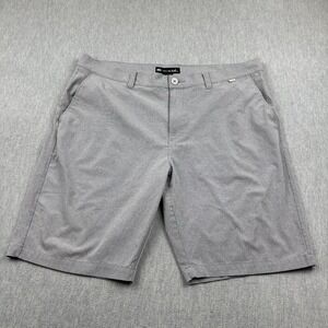 Travis Mathew Shorts Men 40 Gray Lightweight Stretch Chino Performance‎ Golf